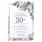 Budget 50th Birthday Surprise Party Invitation