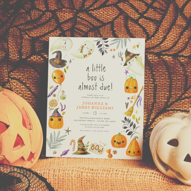 Budget A Little Boo Ghost Halloween Baby Shower (Creator Uploaded)