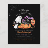 Budget A Little Boo Spooky Halloween Baby Shower (Front)