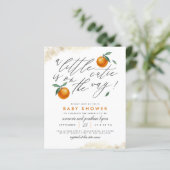 Budget A Little Cutie Orange Neutral Baby Shower (Standing Front)