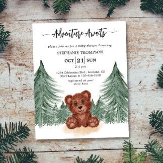 Budget Adventure Awaits Baby Shower Invitation