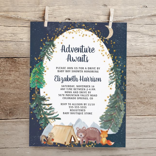 Budget Adventure Awaits Drive By Baby Shower (Creator Uploaded)