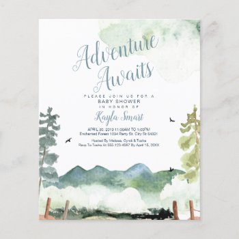 Budget Adventure Awaits Invitations by MetroEvents at Zazzle