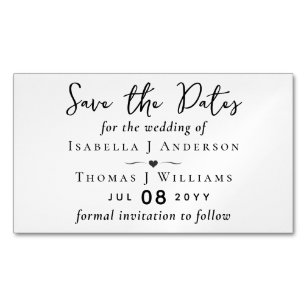 Budget Affordable Save the Date Magnets