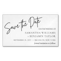 Save The Date Magnets  As Low As 62¢ Per Card