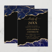 Budget Agate Graduation Class of 2022 Navy Blue (Front/Back)