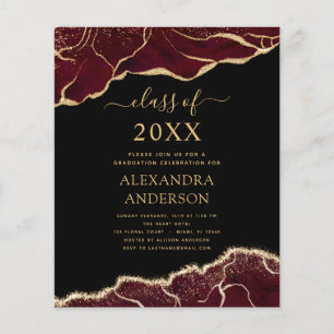 Budget Agate Graduation Class of 2023 Burgundy Flyer