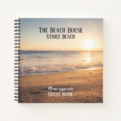 BUDGET Airbnb Beach House Photo Guest Book