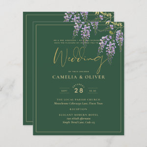 BUDGET All-in1 Wisteria Green Gold Arch Wedding