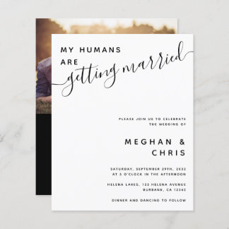 Budget All in One QR Code Wedding Invitation