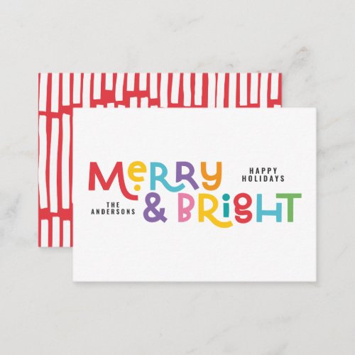 budget All is bright bright Christmas twinkle  Note Card