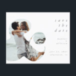 BUDGET Ampersand | Save the Date Invitation Flyer<br><div class="desc">This simple,  wedding save the date template features a clean,  modern design. Customize it with your information and make it uniquely yours!</div>