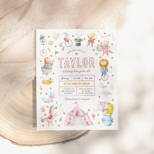 Budget Animal Circus Carnival Birthday Party