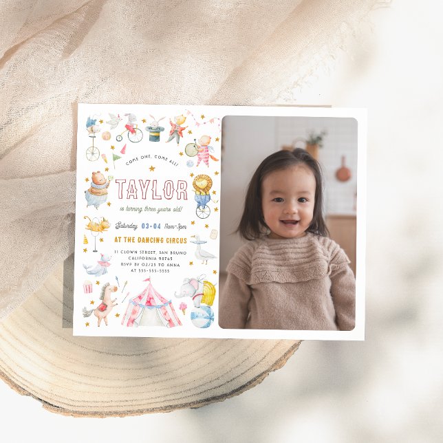 Budget Animal Circus Carnival Photo Birthday Party (Creator Uploaded)