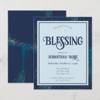 Budget Baby Blessing invitations Flyer