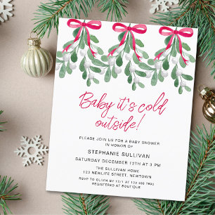 Budget Baby It's Cold Outside Baby Shower Invite
