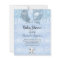 Budget Baby Shower blue elephant boy invitation