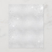 Budget Baby Shower boy teddy bear blue silver (Back)