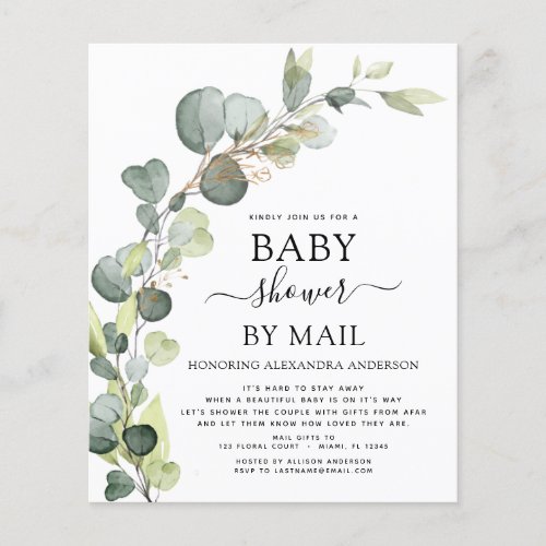 Budget Baby Shower By Mail Eucalyptus