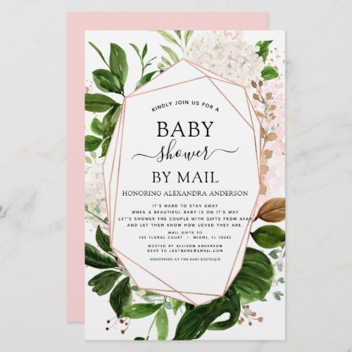 Budget Baby Shower by Mail Greenery Botanical