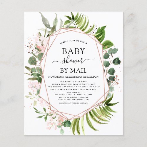 Budget Baby Shower by Mail Greenery Eucalyptus