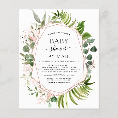 Budget Baby Shower by Mail Greenery Eucalyptus