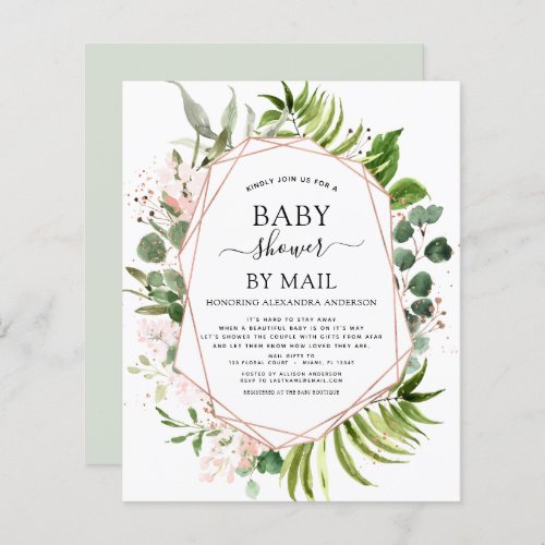 Budget Baby Shower by Mail Greenery Eucalyptus