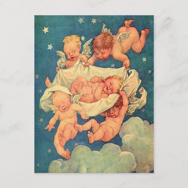 budget BABY SHOWER Invitation Postcard (Front)