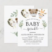 Budget Baby Shower Sprinkle Woodland Eucalyptus (Front/Back)