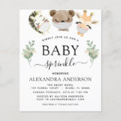 Budget Baby Shower Sprinkle Woodland Eucalyptus (Front)