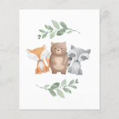 Budget Baby Shower Woodland Eucalyptus (Back)