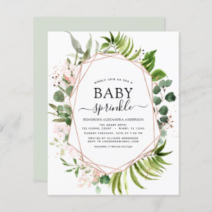 Budget Baby Sprinkle Shower Eucalyptus Greenery