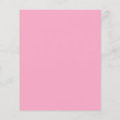 Budget Ballerina Pink Girl 4th Birthday Invitation (Back)
