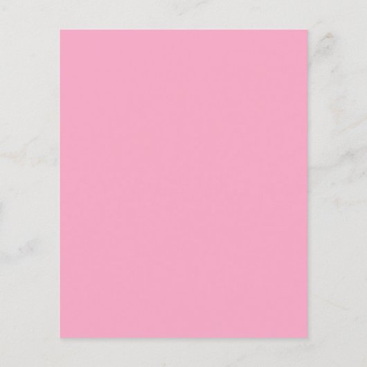 Budget Ballerina Pink Girl 4th Birthday Invitation (Back)