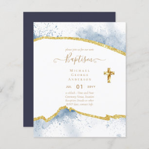 BUDGET Baptism Christening Communion INVITES
