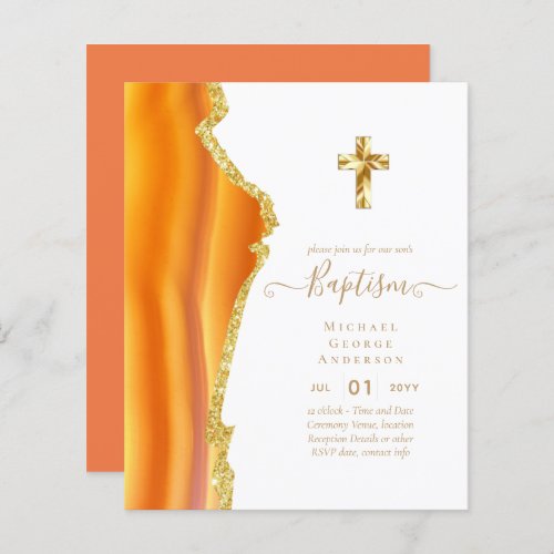 BUDGET Baptism Christening Communion INVITES