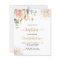 Budget baptism eucalyptus rose gold floral cross