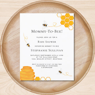 Budget Bee Baby Shower Invitation