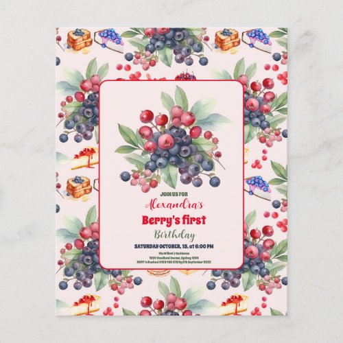Budget Berry 1st Birthday Party 