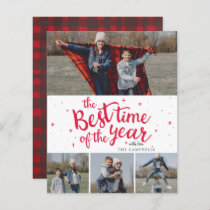 Budget Best Time of The Year Photo Holiday Card