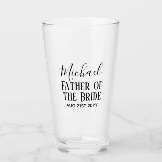 BUDGET Bestman Groomsmen Gifts Black White Glass
