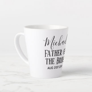 BUDGET Bestman Groomsmen Gifts Black White Latte Mug