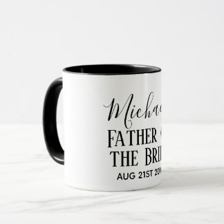 BUDGET Bestman Groomsmen Gifts Black White Mug
