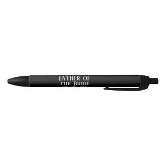 BUDGET Bestman Groomsmen Gifts Black White Pen