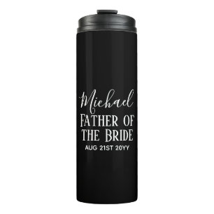 BUDGET Bestman Groomsmen Gifts Black White Thermal Tumbler