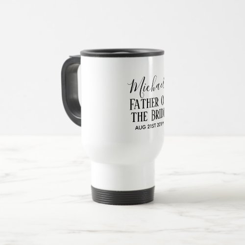 BUDGET Bestman Groomsmen Gifts Black White Travel Mug