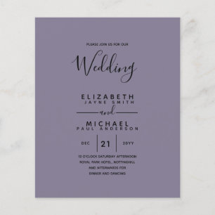 Budget Bilingual Spanish BODA English Wedding