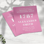 Budget Birthday Invitation Pink White Flyer<br><div class="desc">Send out birthday invitations that won't break the bank with our Budget Birthday Invitation Pink White Flyer. Perfect for customizing to your own party theme, this bold and bright design features a playful pink and white pattern that is sure to be eye-catching. These budget-friendly invites will impress your friends and...</div>