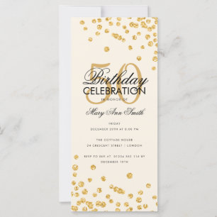 Budget Birthday Party Glitter Confetti Gold 