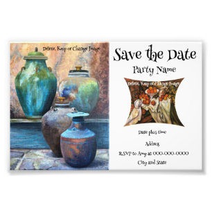 Budget Birthday Party Invitation Photo Print